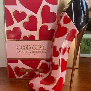 Carolina Herrera Good Girl Valentine's Edition Perfume with Red and Pink Hearts